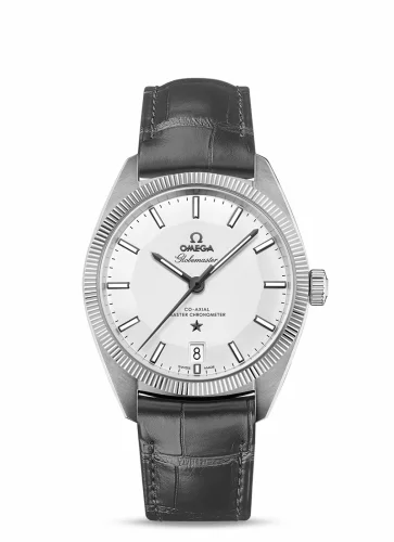 Omega Globemaster Stainless Steel / Silver / Leather 130.33.39.21.02.001 (13033392102001)